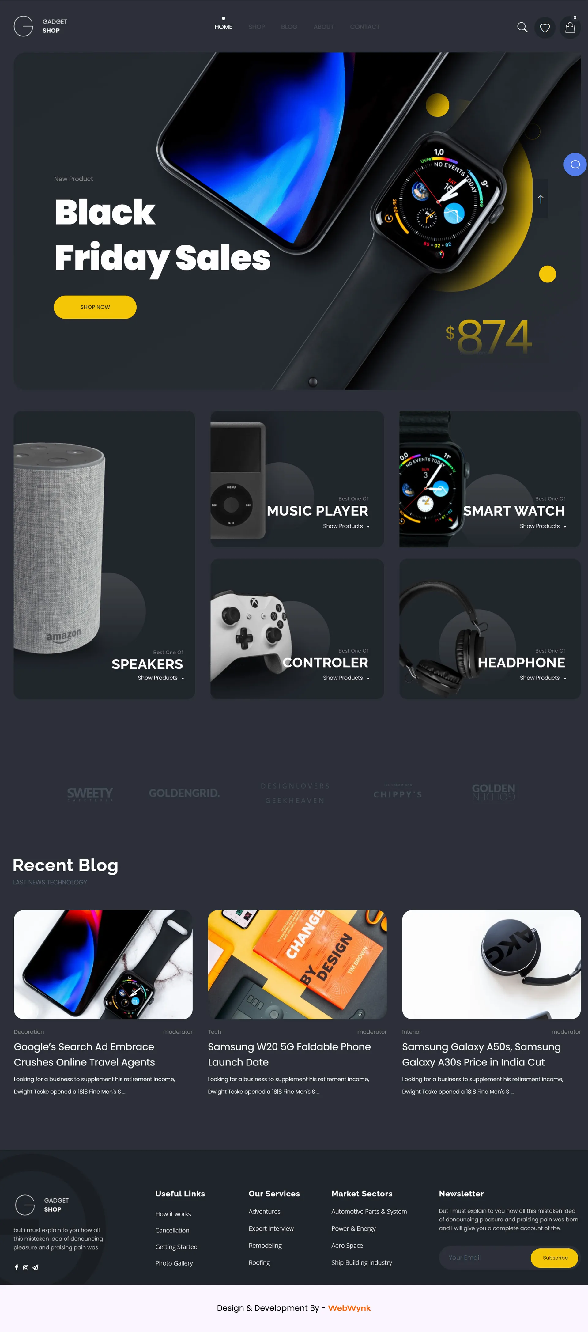 gadget-ecommerce-website-design-webwynk